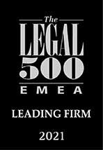 Ranking in The Legal 500
